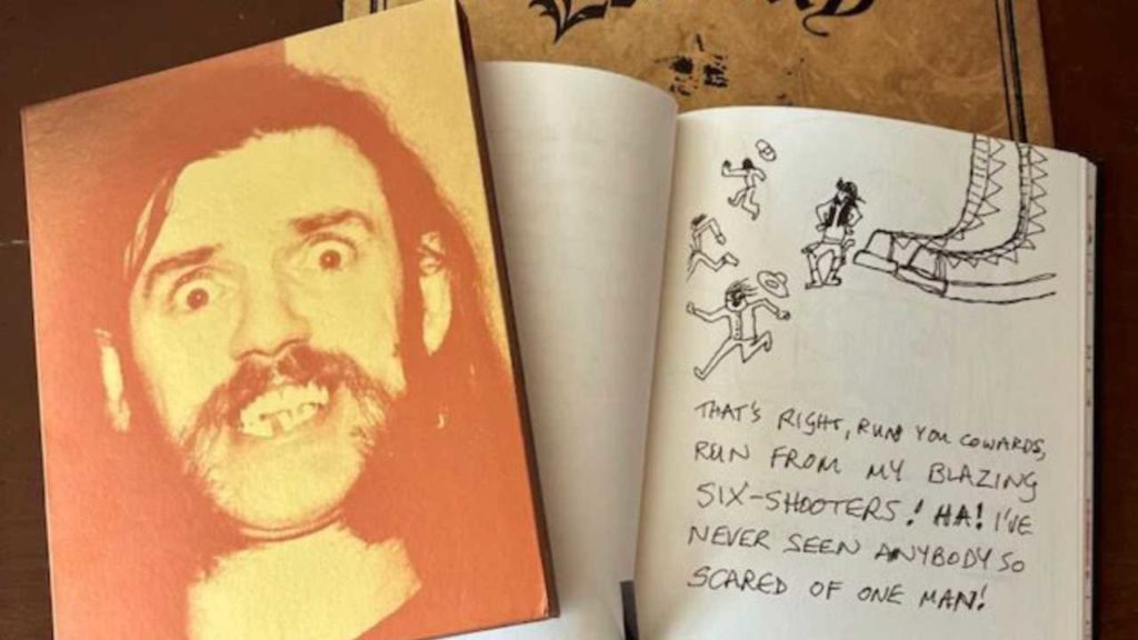 Un vistazo al interior del libro de garabatos de Lemmy: la esencia pura de Motörhead
