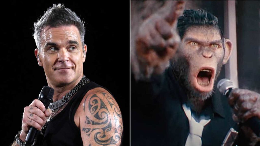 Robbie Williams explica la curiosa decisión de ser interpretado por un chimpancé CGI en "Better Man"