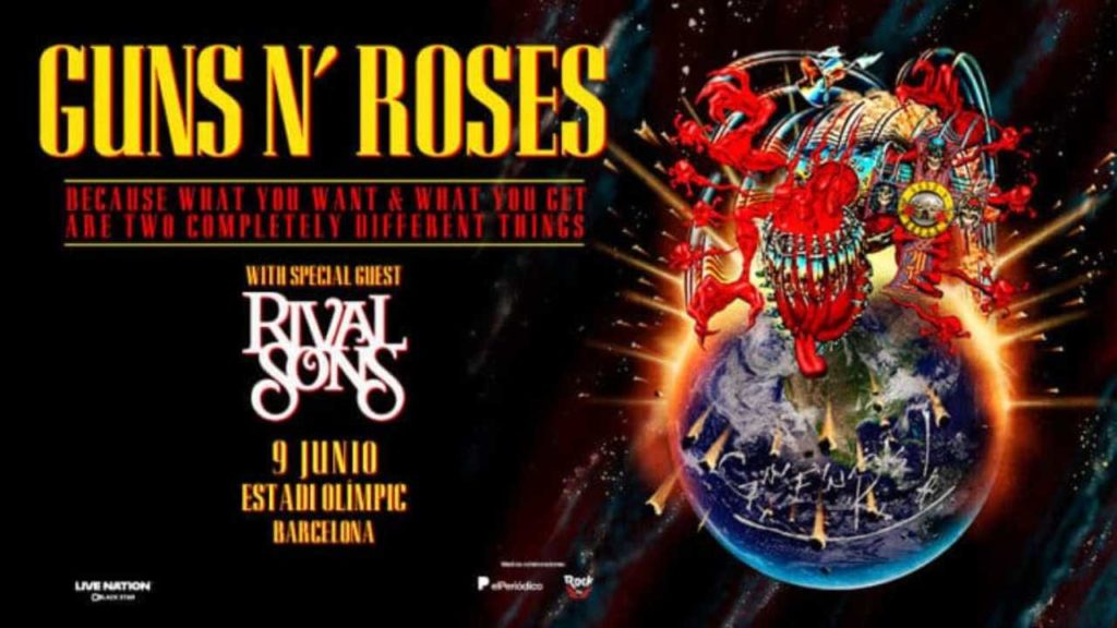 Guns N' Roses confirma su gira mundial más ambiciosa hasta la fecha, con fechas en Europa y Oriente Medio