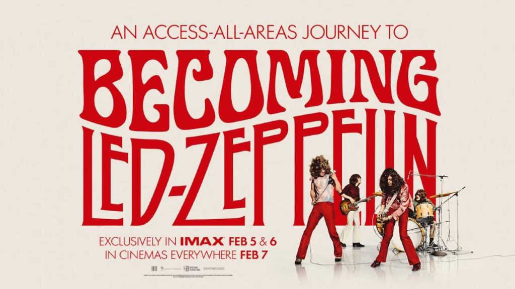 "Becoming Led Zeppelin" promete una experiencia inmersiva con material inédito y la narración de la propia banda.