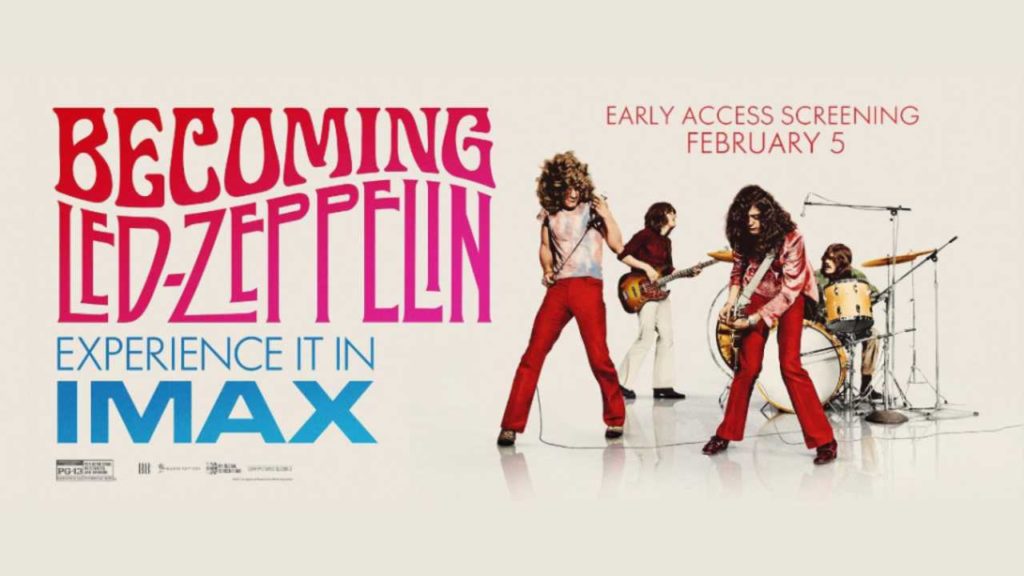 "Becoming Led Zeppelin" promete una experiencia inmersiva con material inédito y la narración de la propia banda.