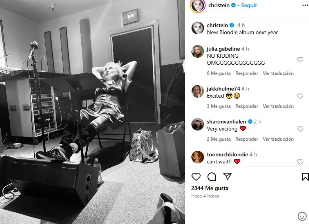 Blondie confirma un nuevo álbum para 2025, continuando su legado musical