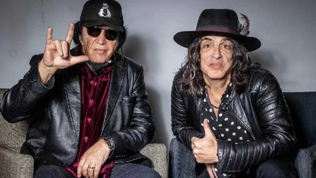 Paul Stanley y Gene Simmons graban el futuro del rock con sus hijos