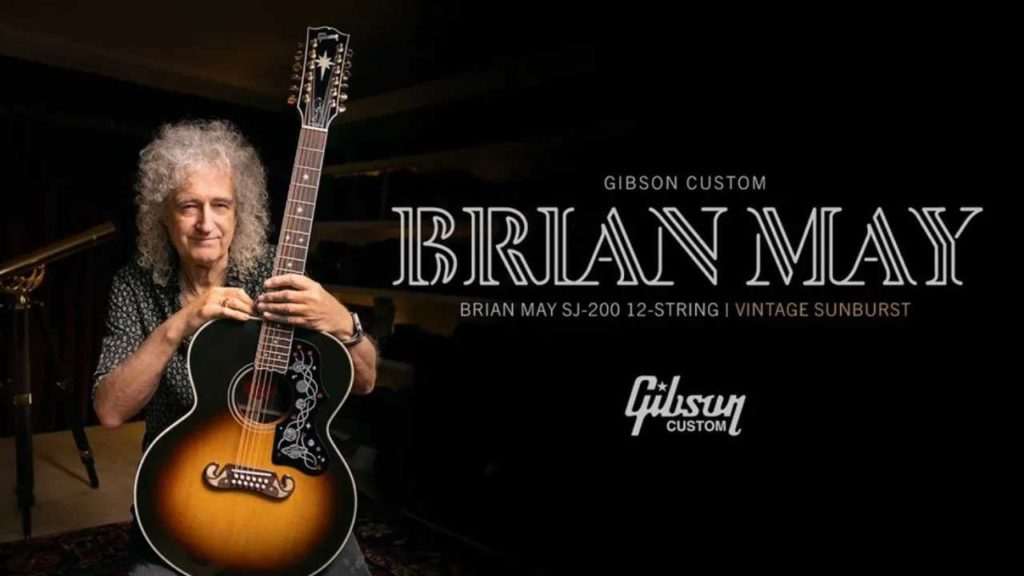 Brian May colabora con Gibson para crear una edición limitada de una guitarra acústica única