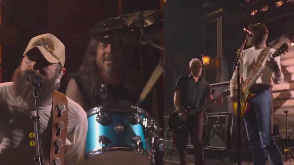 Los miembros sobrevivientes de Nirvana se reunieron en el escenario del SNL50 para interpretar "Smells Like Teen Spirit" junto a Post Malone