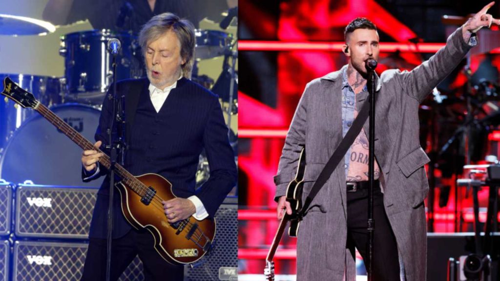 Adam Levine relata el hilarante intercambio inicial con Paul McCartney tras un cover de la banda
