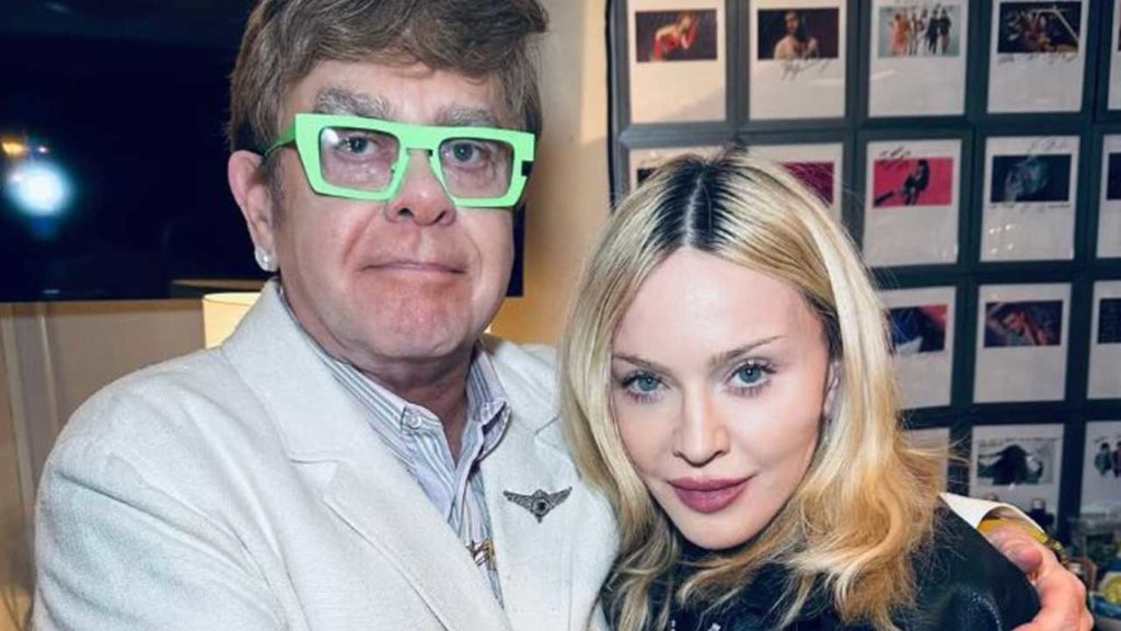 Un inesperado encuentro tras bambalinas sella la reconciliación entre Madonna y Elton John, abriendo la puerta a una colaboración musical
