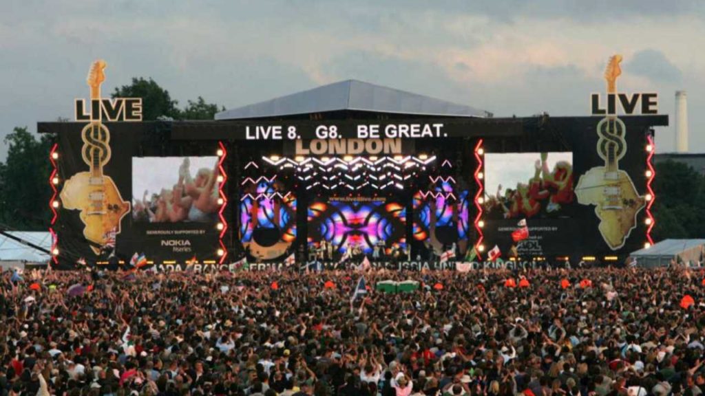 El histórico reencuentro de Pink Floyd en Live 8