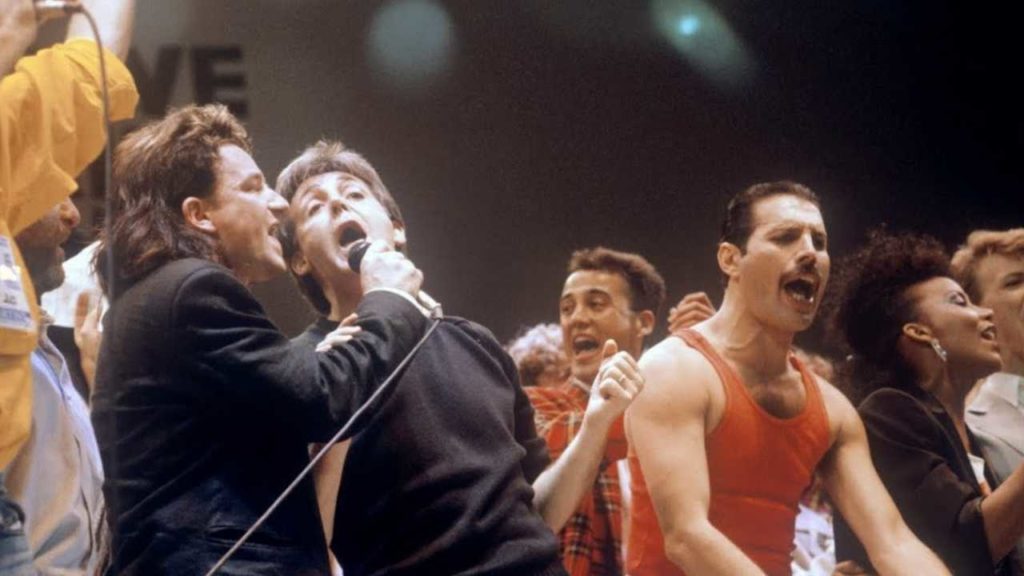 Paul McCartney, Bowie y Townshend: una escena de película en el corazón del rock