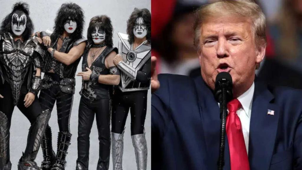 Kiss acepta el honor pese a críticas pasadas hacia Trump