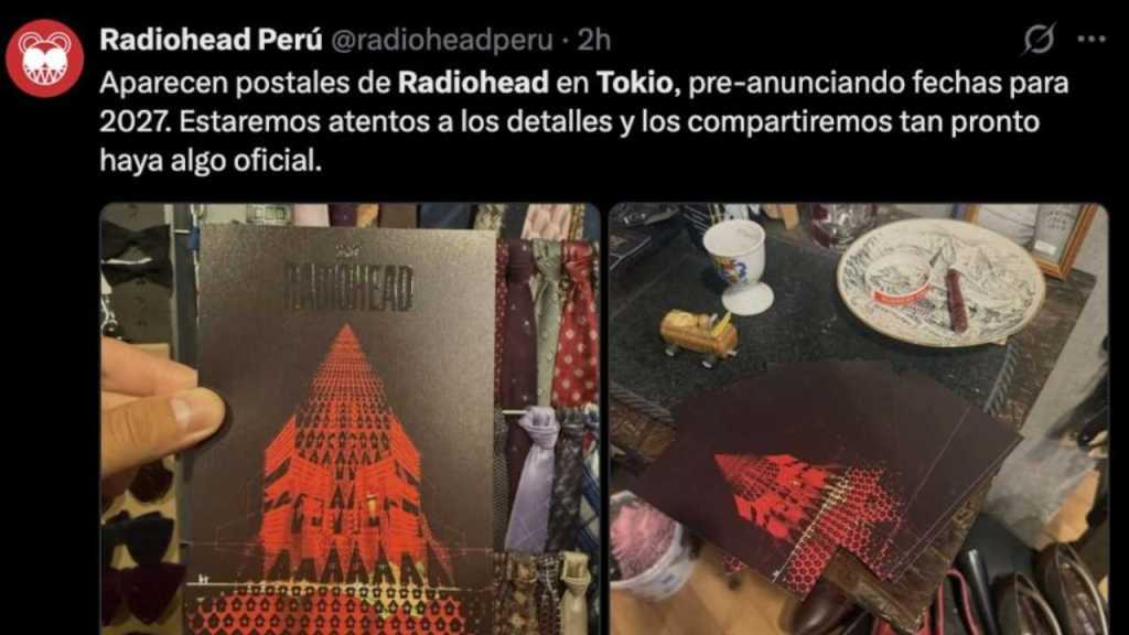 Radiohead prepara una etapa distinta sobre los escenarios