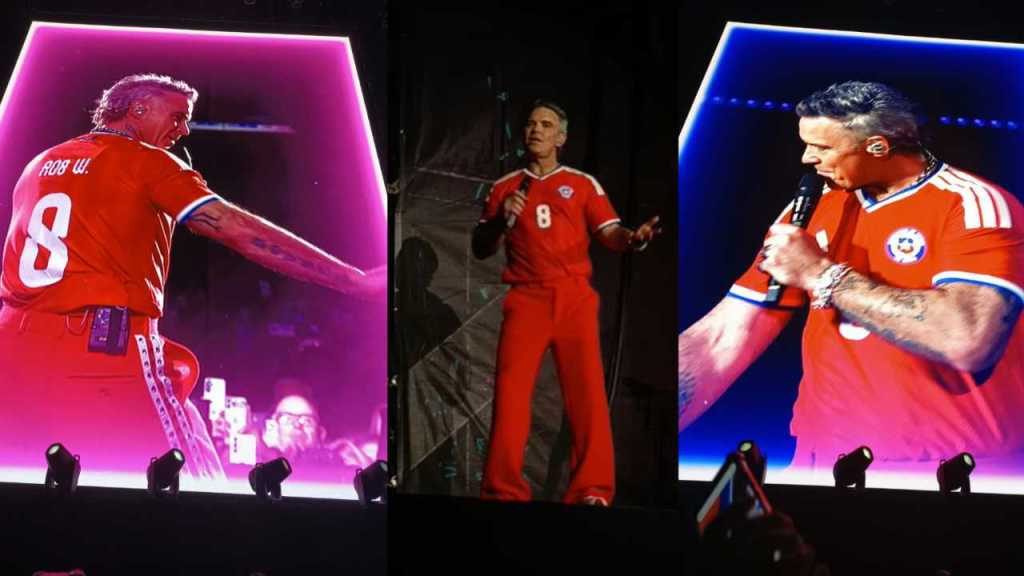 Robbie Williams recorrió sus grandes éxitos en Chile
